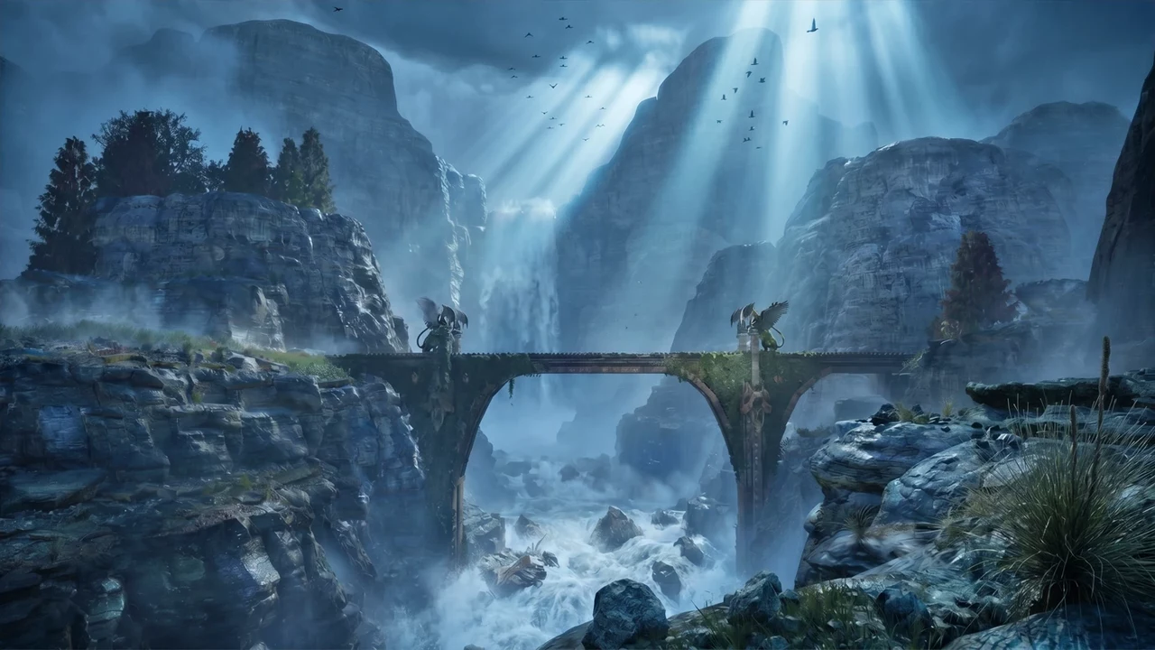 Tser Falls Bridge